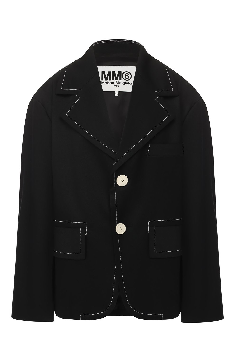 Жакет с контрастной прострочкой MM6, арт. S52BN0035/S47848, фото 1