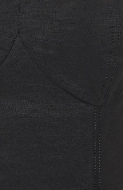 Топ-корсет из вискозы и льна FREEAGE черного цвета по цене 27940 руб., арт. WS25.TP094.2070.900, фото 5 Топ-корсет из вискозы и льна FREEAGE, арт. WS25.TP094.2070.900, фото 5