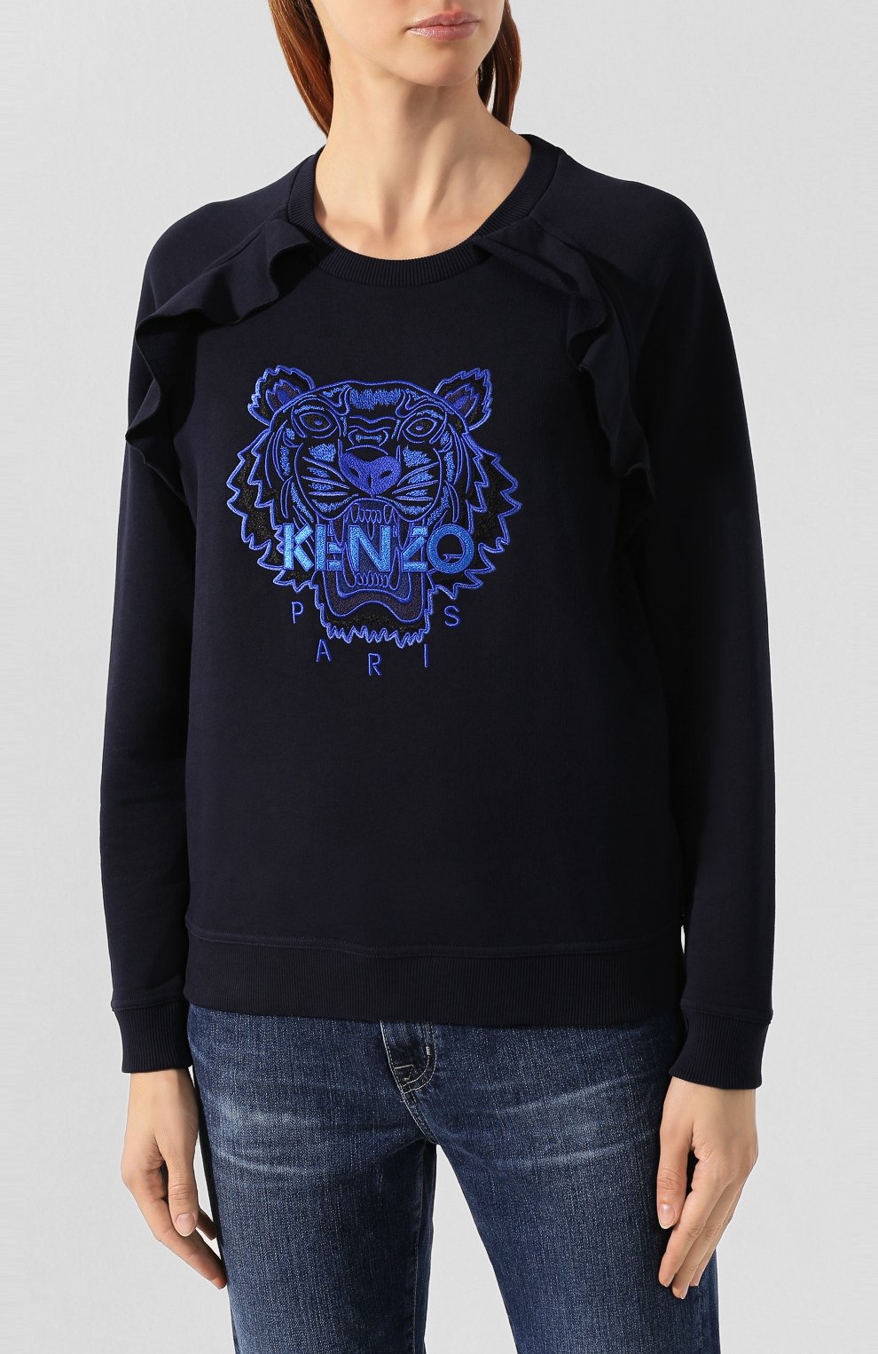 Хлопковый свитшот KENZO, арт. F962SW8004XN, фото 3