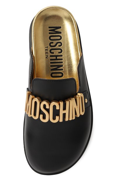 Кожаные сабо MOSCHINO, арт. 80559/VAR1/36-40, фото 4