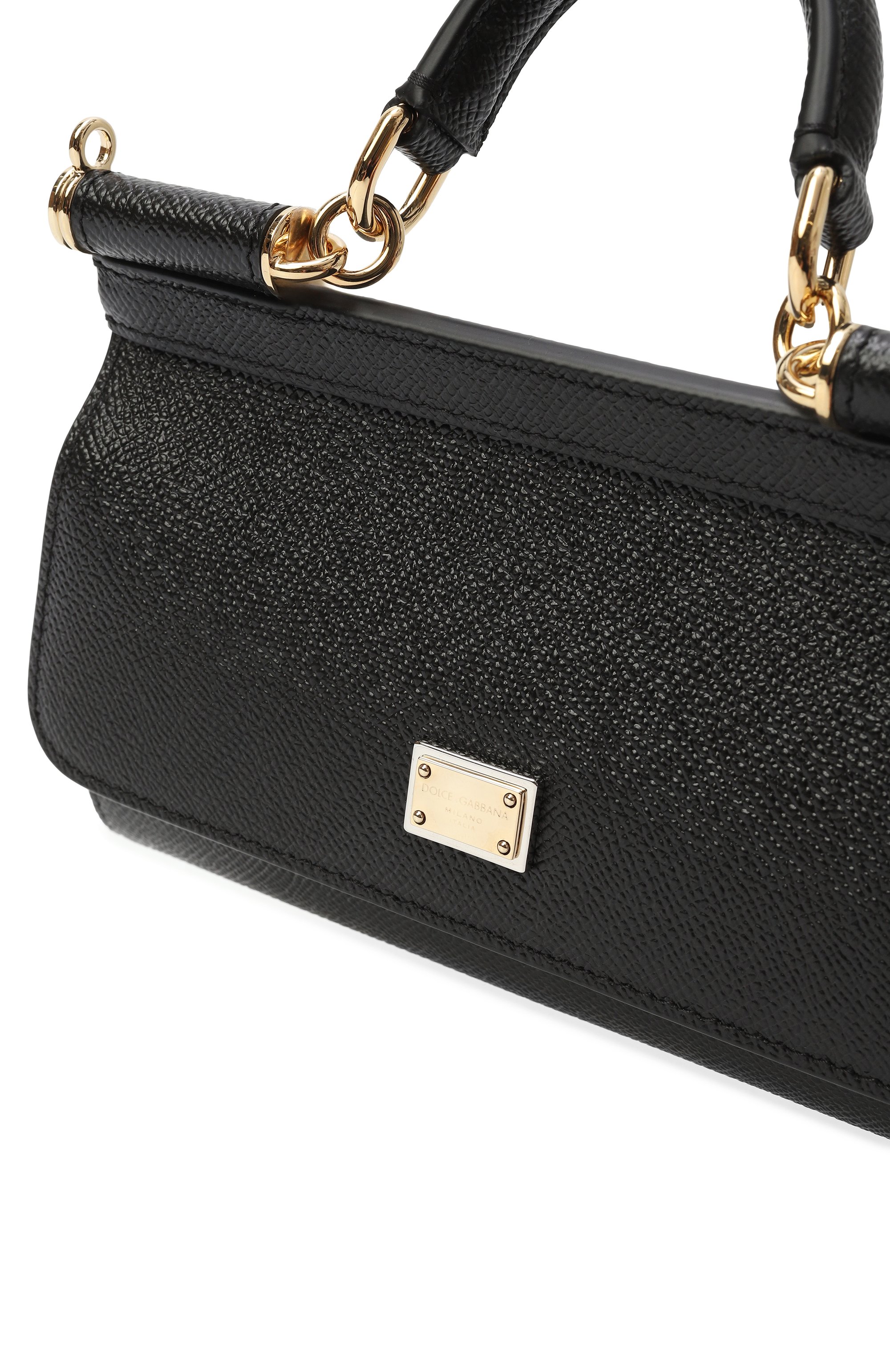 Сумка sicily small DOLCE & GABBANA черного цвета по цене 143000 руб., арт. BB7116/B1001, фото 3 Сумка sicily small DOLCE & GABBANA, арт. BB7116/B1001, фото 3