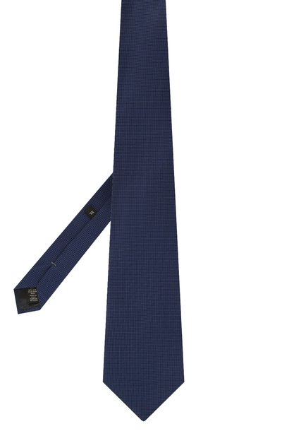 Шелковый галстук ZEGNA синего цвета по цене 19650 руб., арт. Z2D00T/1XW, фото 3 Шелковый галстук ZEGNA, арт. Z2D00T/1XW, фото 3