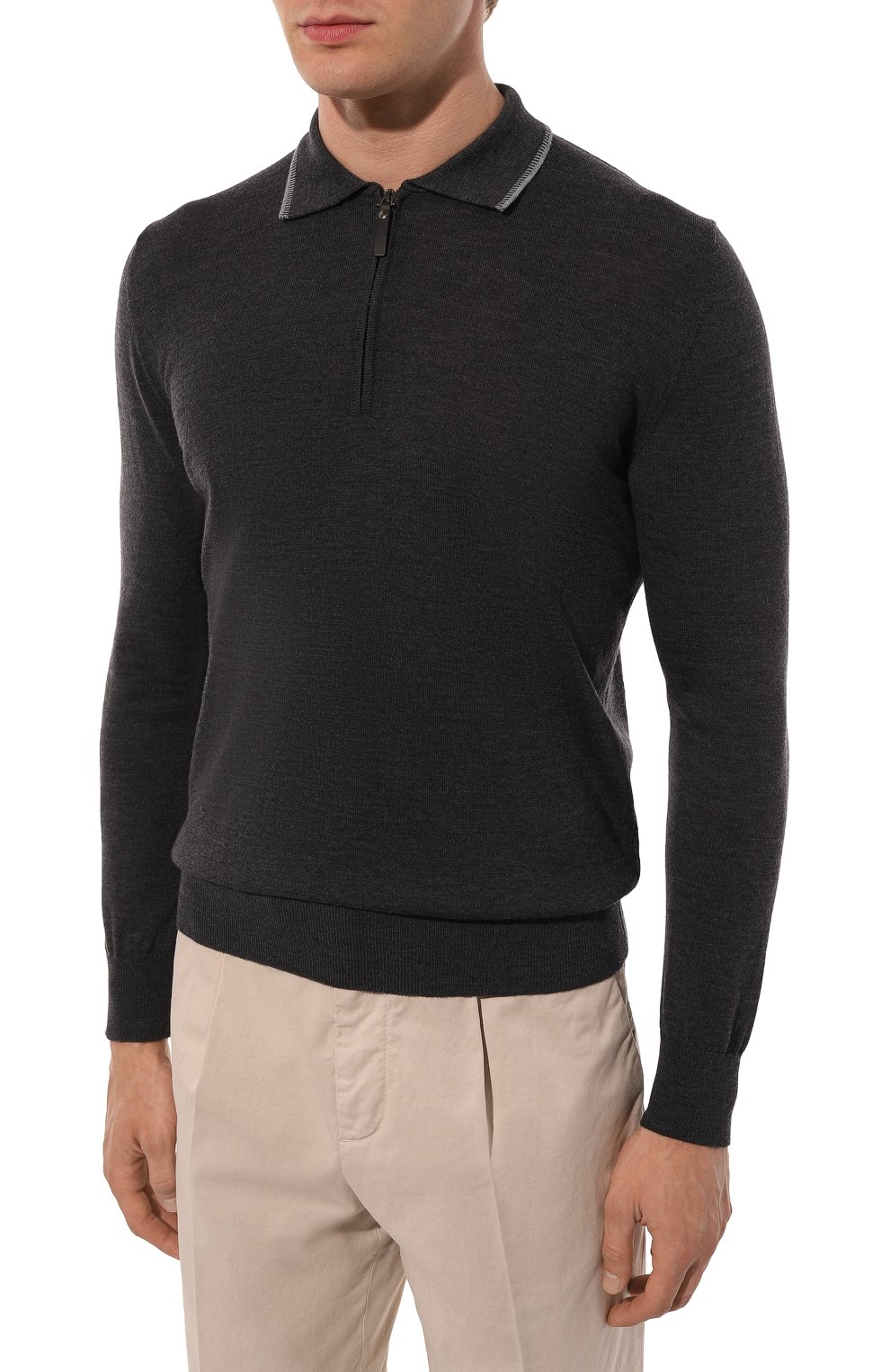 Шерстяное поло CANALI, арт. C1045/MK02148, фото 3