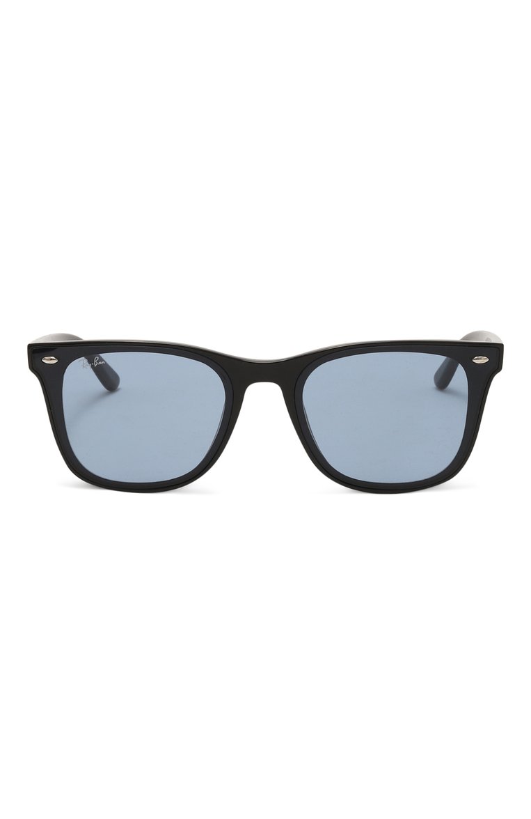 Женские солнцезащитные очки RAY-BAN голубого цвета, арт. 4420-601/80 | Фото 4 (Нос: Не проставлено; Региональные ограничения белый список (Axapta Mercury): Не проставлено; Тип очков: С/з; Кросс-КТ: С/з-унисекс; Материал: Пластик; Оптика Гендер: оптика-унисекс; Очки форма: Квадратные)