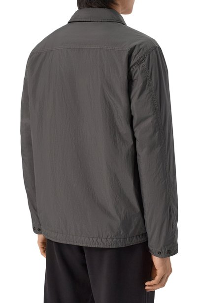 Куртка-рубашка STONE ISLAND темно-серого цвета по цене 88300 руб., арт. L1S151200002/S0A23, фото 4 Куртка-рубашка STONE ISLAND, арт. L1S151200002/S0A23, фото 4