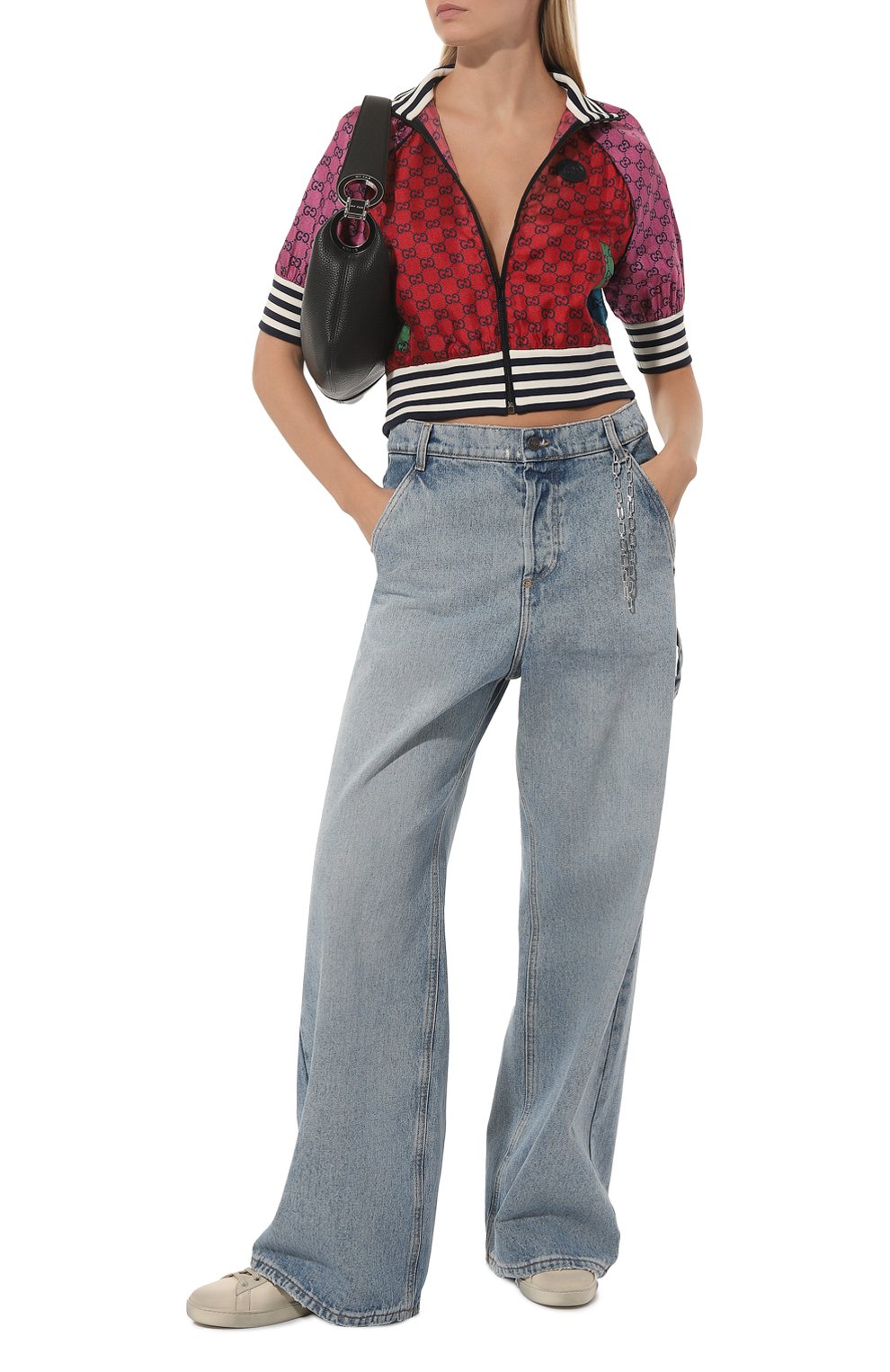 Шелковый бомбер GUCCI, арт. 660267 XJDJJ, фото 2