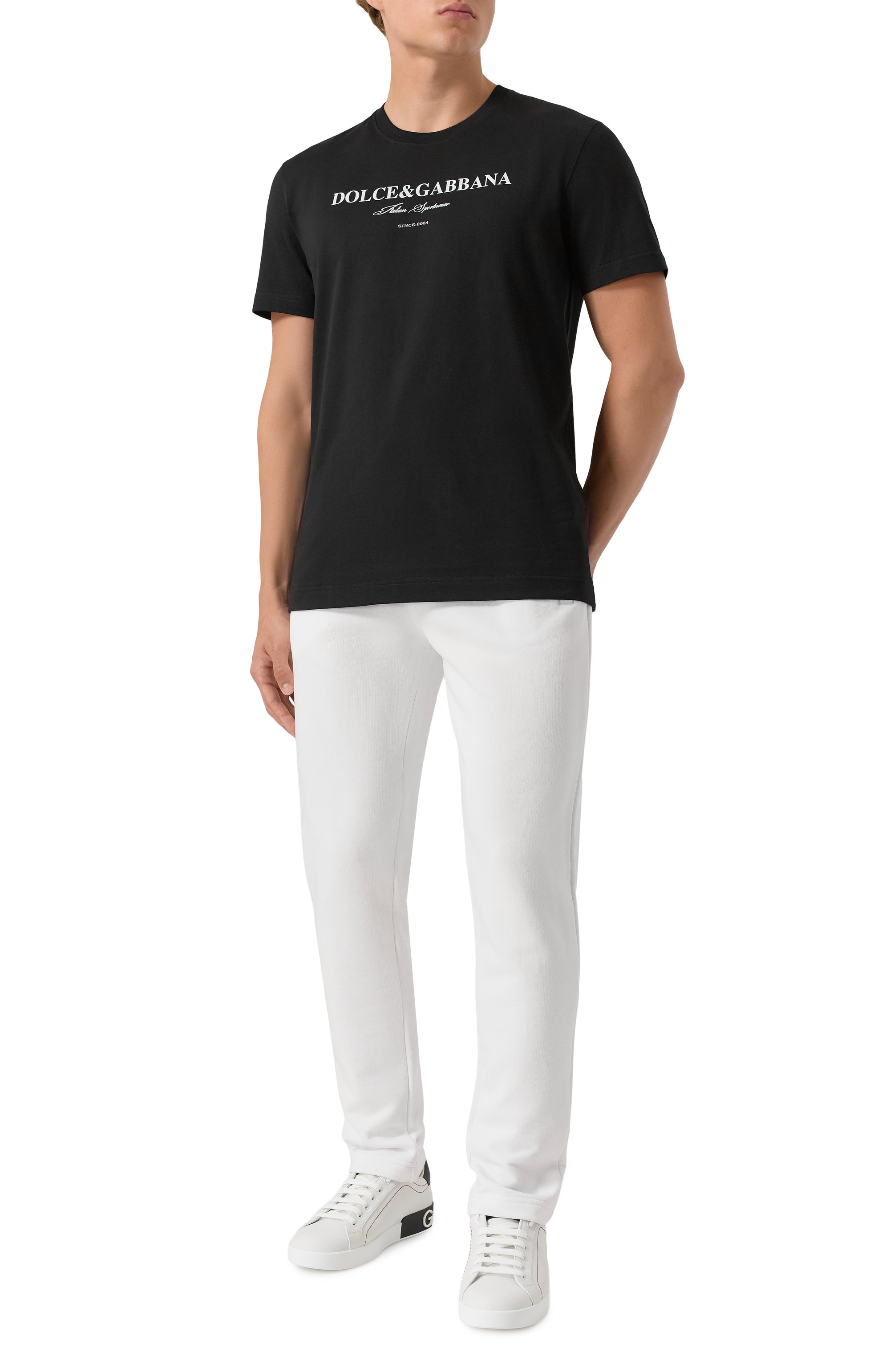 Хлопковые брюки DOLCE & GABBANA, арт. GZ12AT/G7M4Y, фото 2