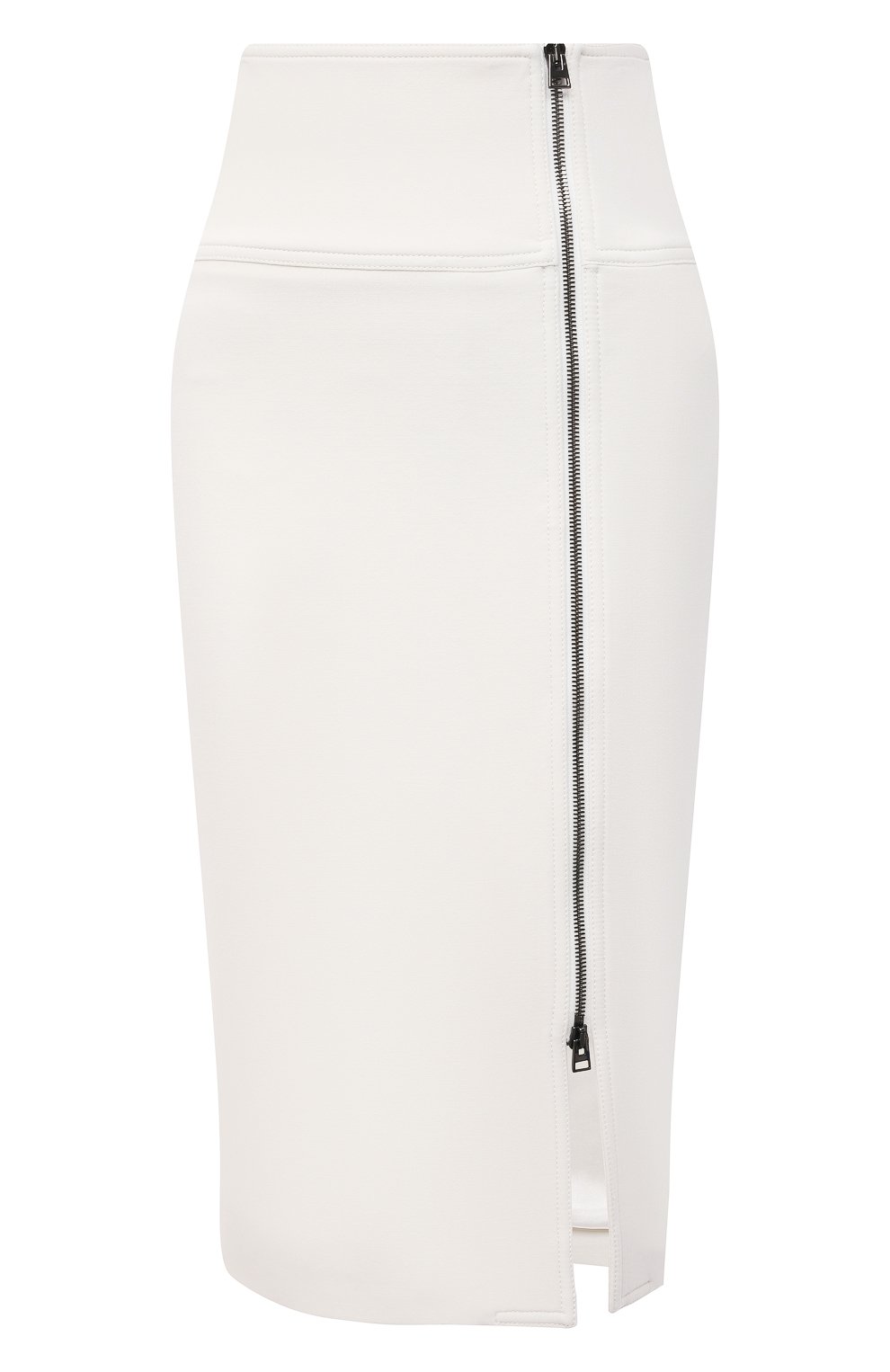 Шерстяная юбка TOM FORD белого цвета по цене 116500 руб., арт. GC5598-FAX431, фото 1 Шерстяная юбка TOM FORD, арт. GC5598-FAX431, фото 1