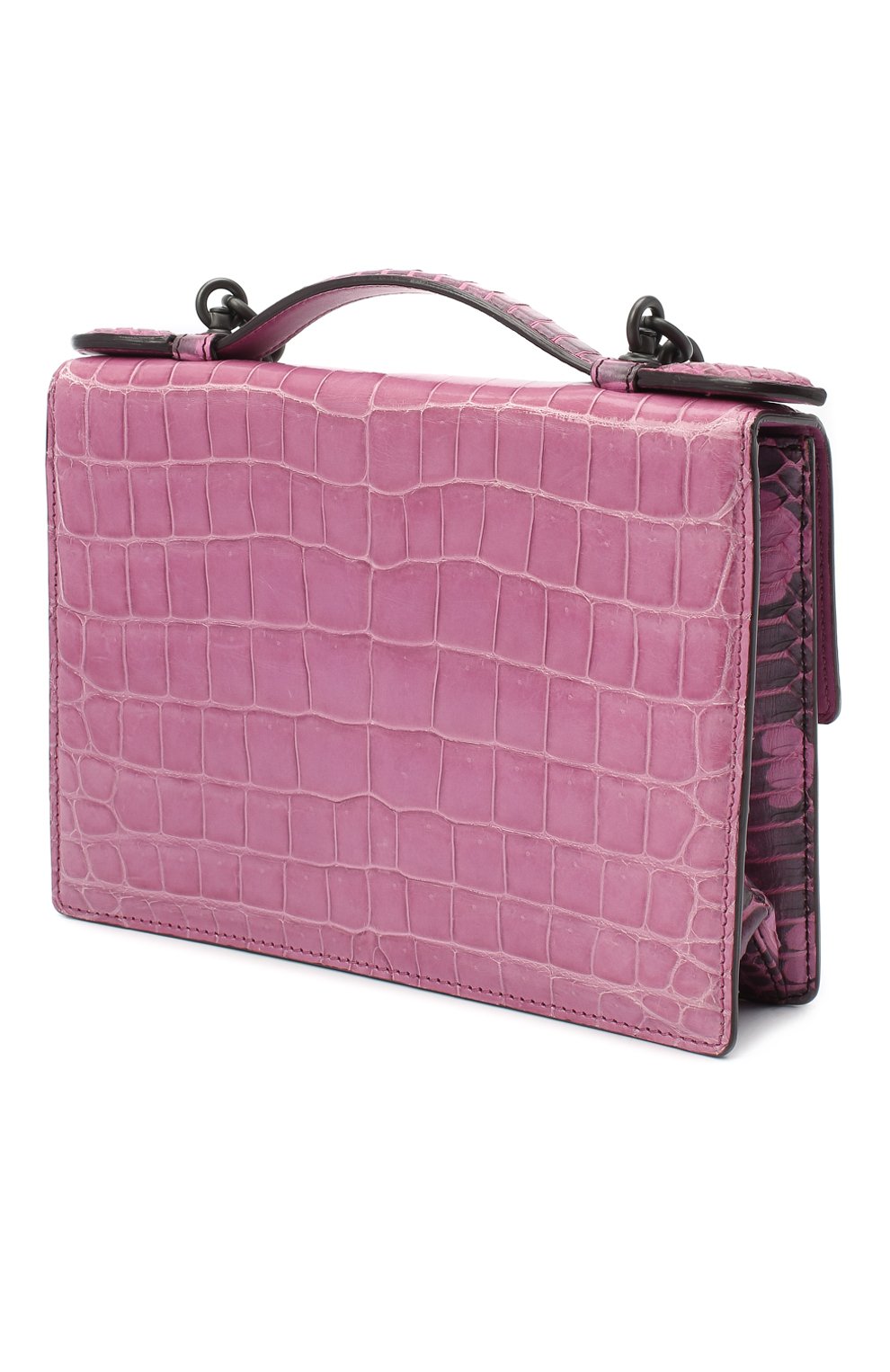 Сумка из кожи крокодила BOTTEGA VENETA, арт. 420466/VI0GP, фото 3