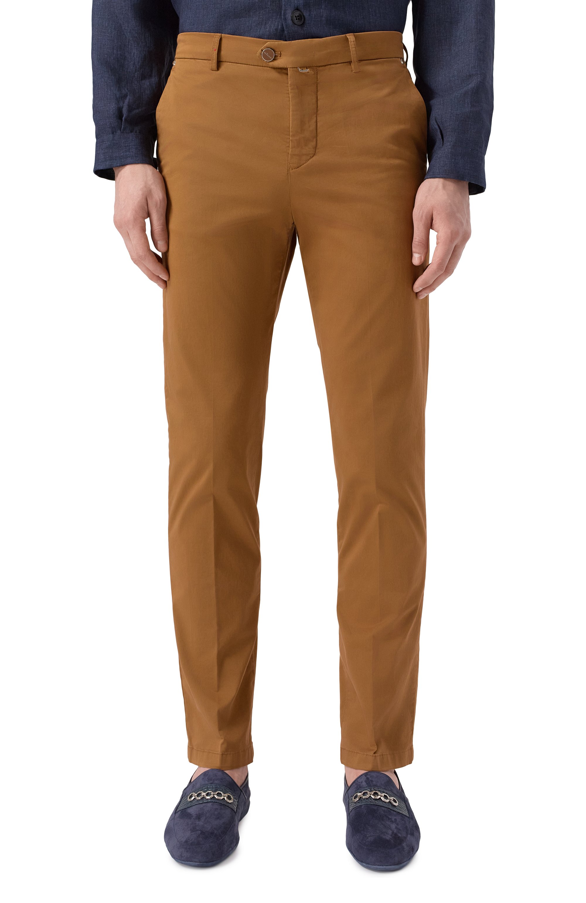 Брюки из лиоцелла KITON, арт. UPNJS1K0606F08, фото 3