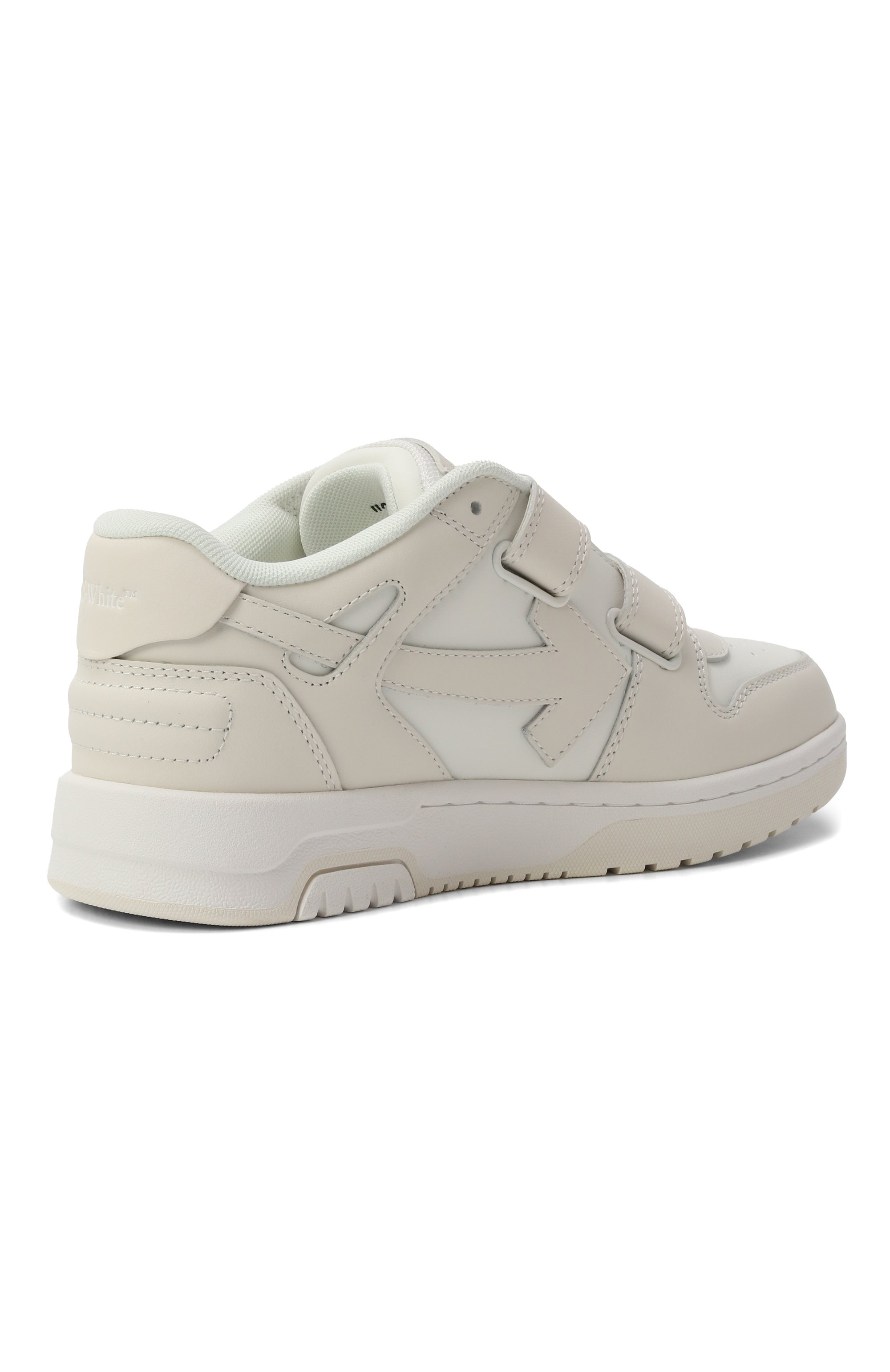 Кожаные кеды out of office OFF-WHITE, арт. 0GIA005S25LEA001/34-38, фото 3