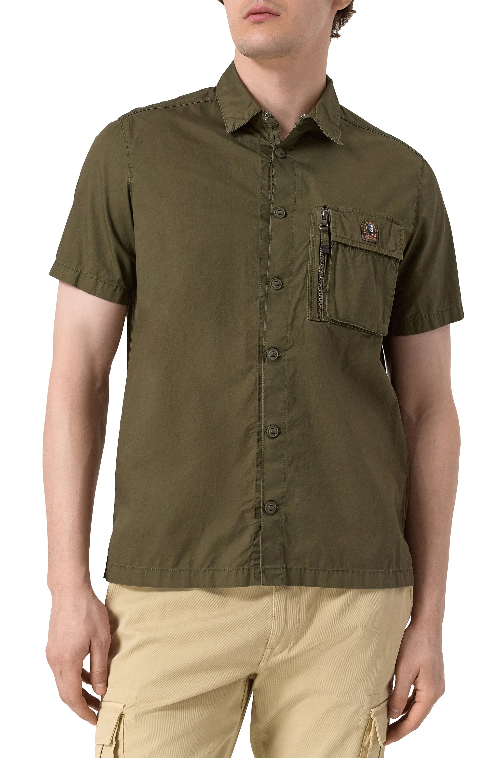 Хлопковая рубашка PARAJUMPERS, арт. PMSITW01, фото 3