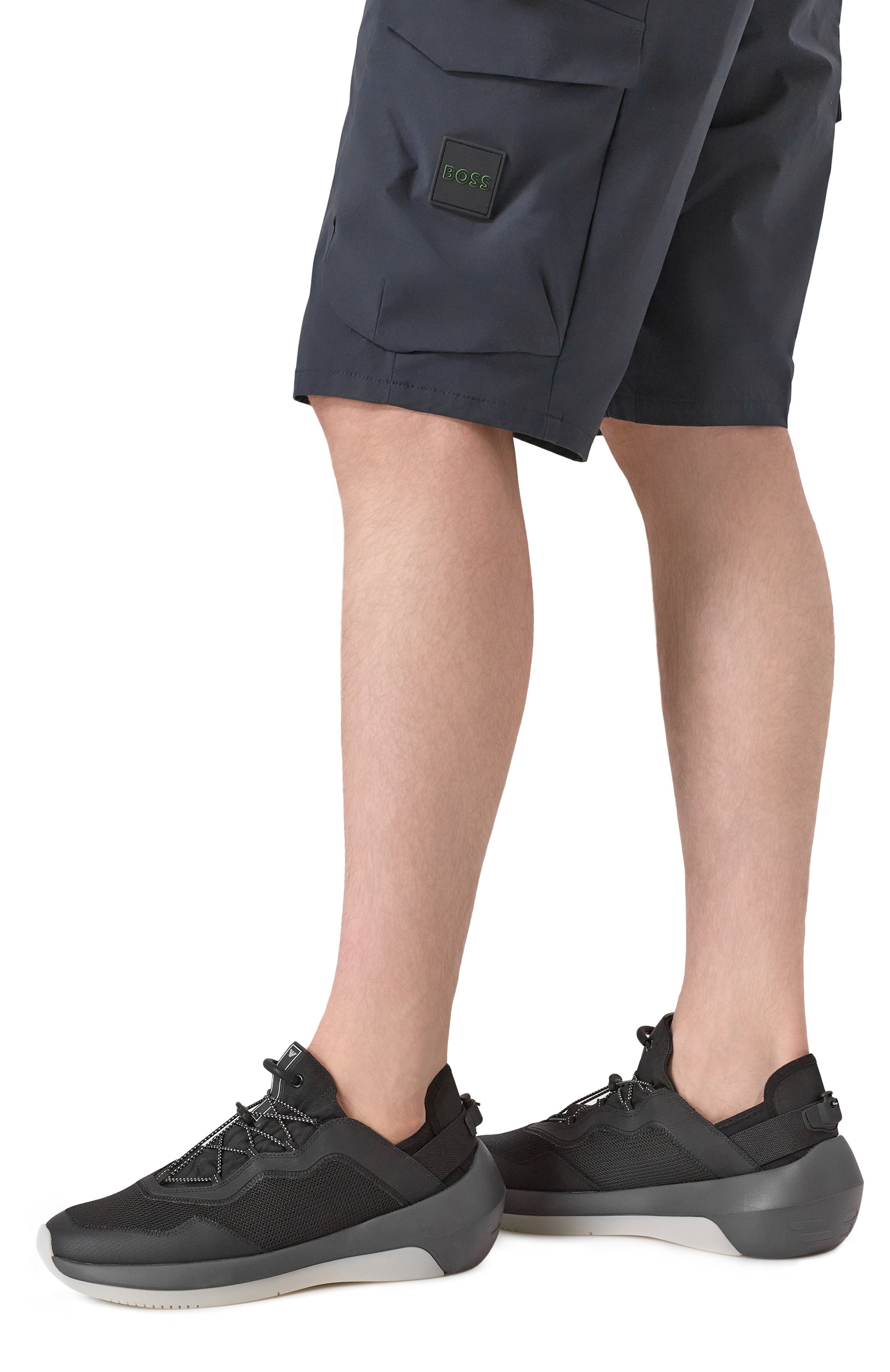 Текстильные кроссовки travel essentials EMPORIO ARMANI, арт. EM001675/AF14764, фото 3