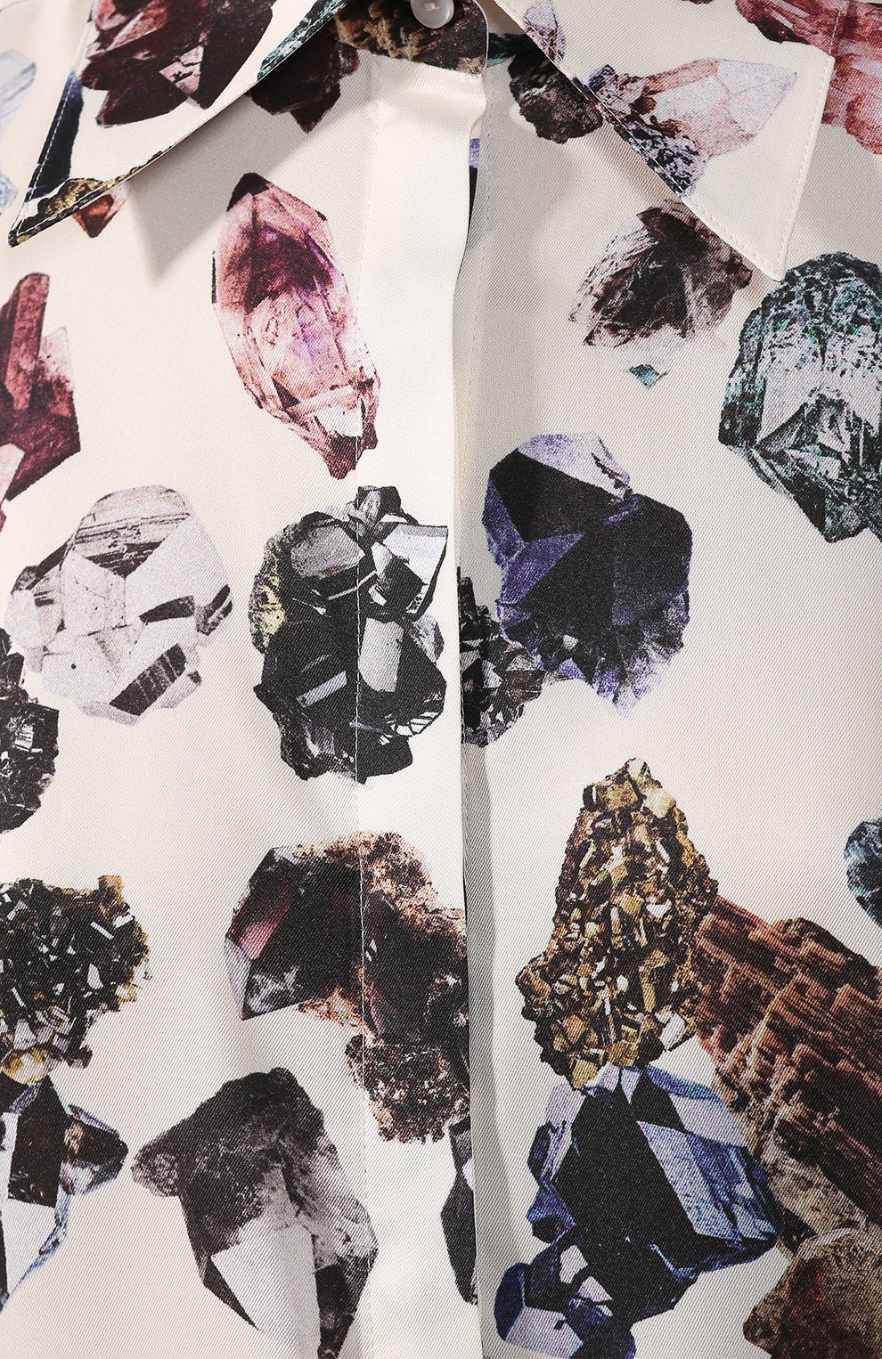 Рубашка с принтом VICTORIA, VICTORIA BECKHAM, арт. 2419WSH000089B, фото 5
