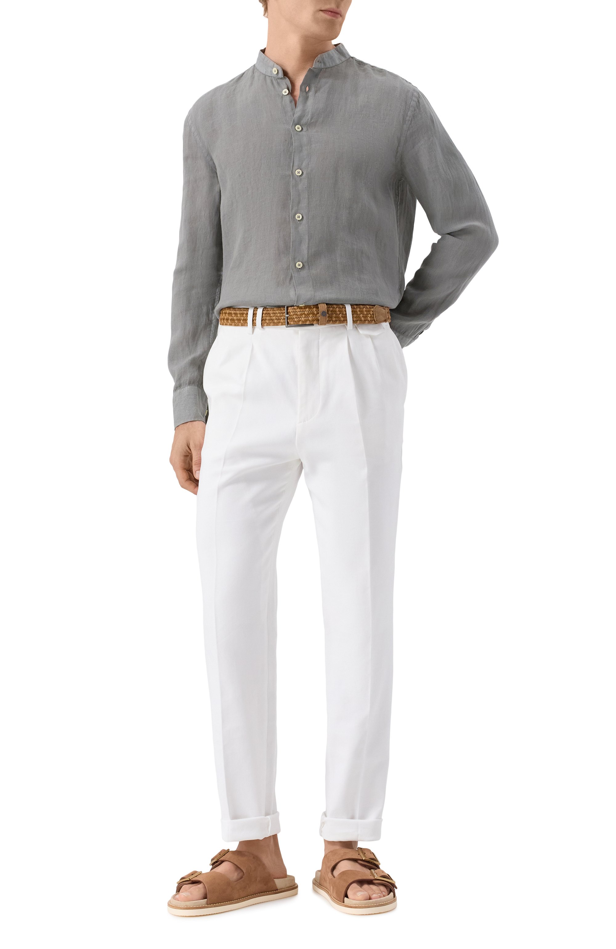 Замшевые шлепанцы urban BRUNELLO CUCINELLI, арт. MZUSILY235, фото 2