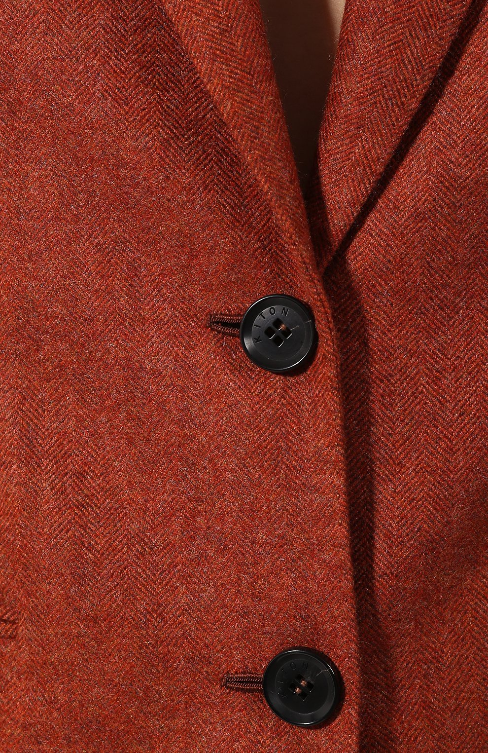 Кашемировый жакет KITON оранжевого цвета по цене 372500 руб., арт. D23501K04S33, фото 5 Кашемировый жакет KITON, арт. D23501K04S33, фото 5