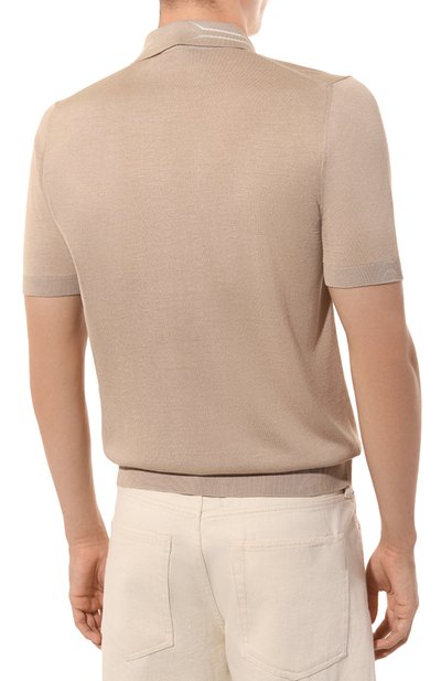 Шелковое поло ZILLI, арт. KZP002M0630VZS000, фото 4