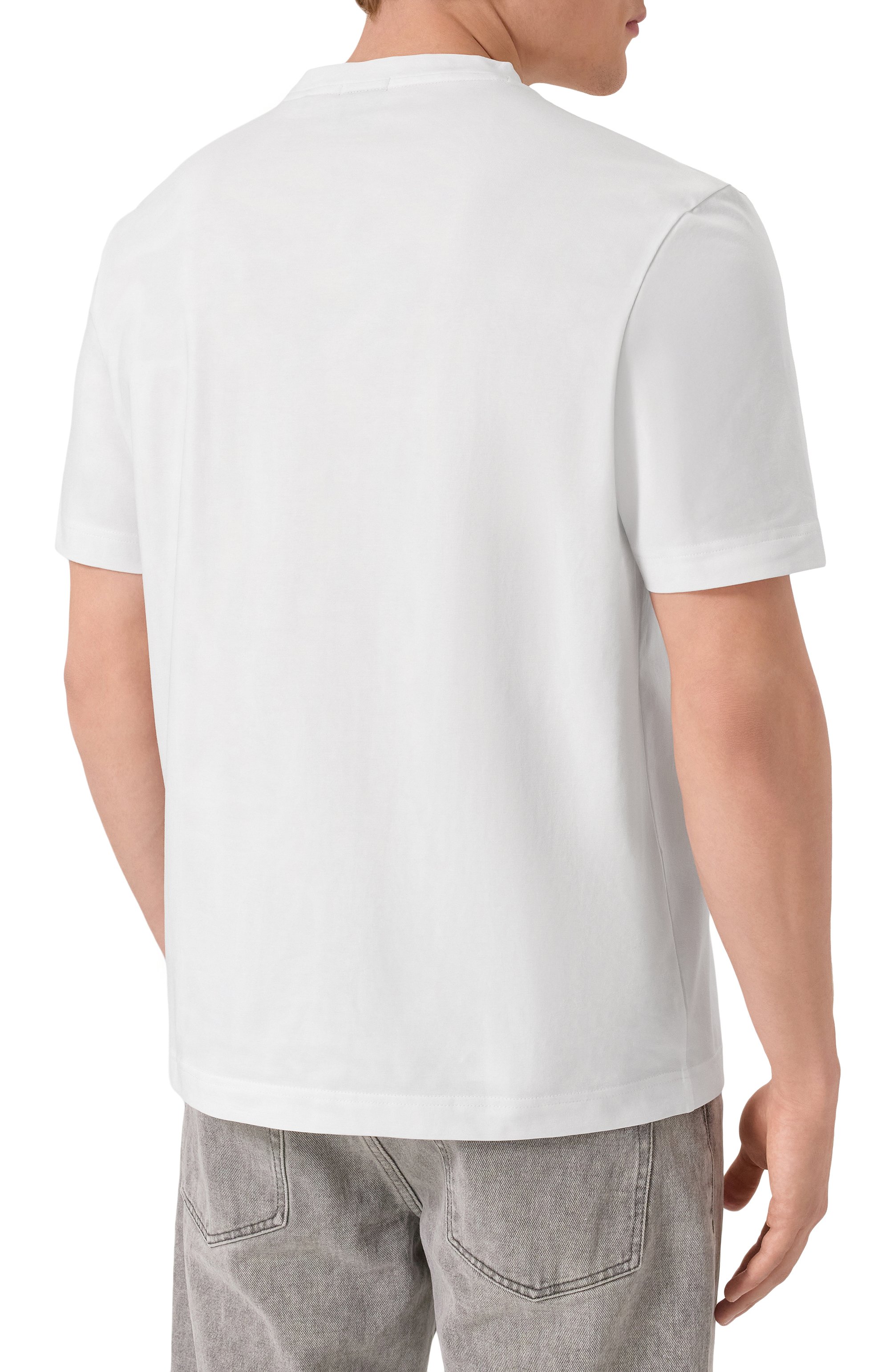 Хлопковая футболка BOSS ORANGE, арт. 50473278, фото 4