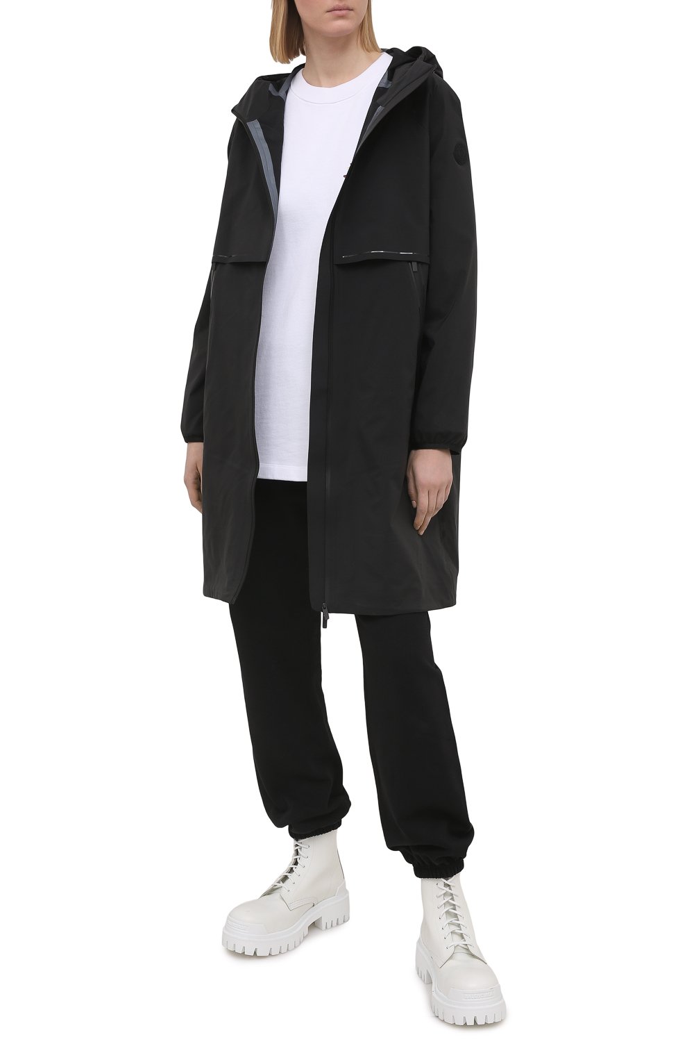Парка shamaliyy MONCLER черного цвета по цене 117500 руб., арт. G1-093-1C741-40-53A75, фото 2 Парка shamaliyy MONCLER, арт. G1-093-1C741-40-53A75, фото 2