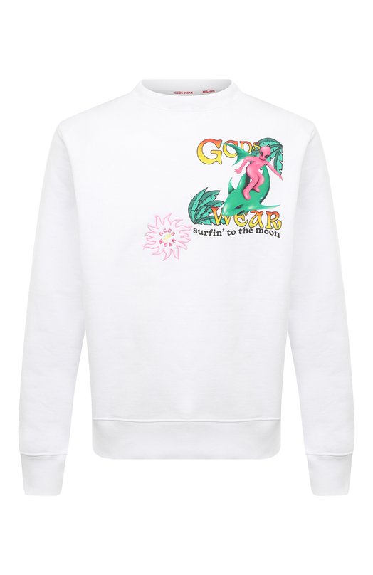 

Хлопковый свитшот GCDS, Белый