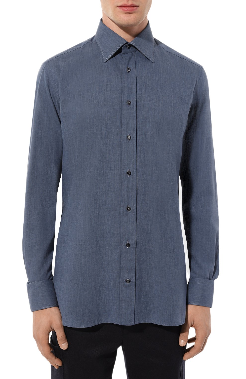 Хлопковая рубашка ZILLI, арт. CLAA03ZS13170ZS355451, фото 3