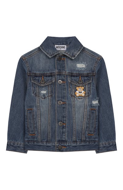 Джинсовая куртка MOSCHINO, арт. HUS057/L0E35/4-8