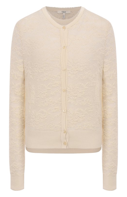 Комплект из кардигана и топа Chloé CH25AMX01580 Бежевый CH25AMX01580