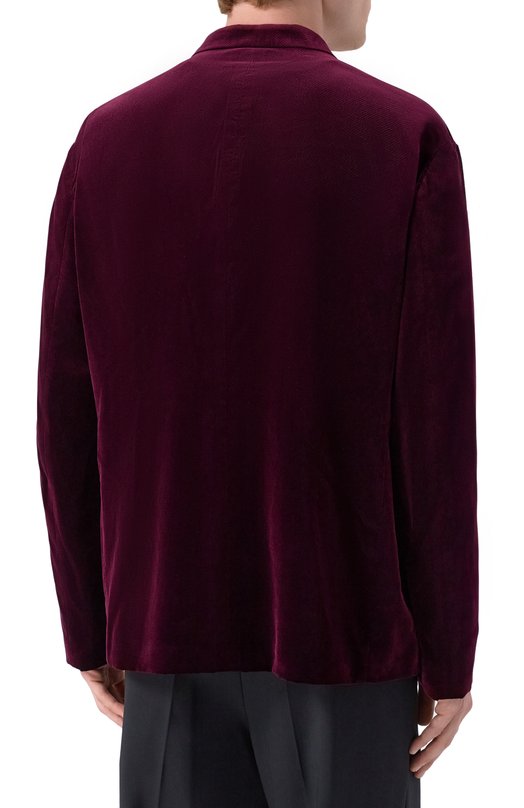 Однобортный пиджак Giorgio Armani 9SGGG086/T0230 Бордовый  9SGGG086/T0230 Фото 4