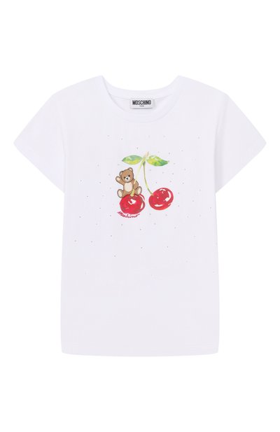 Хлопковая футболка MOSCHINO, арт. HFM06K/LBA10