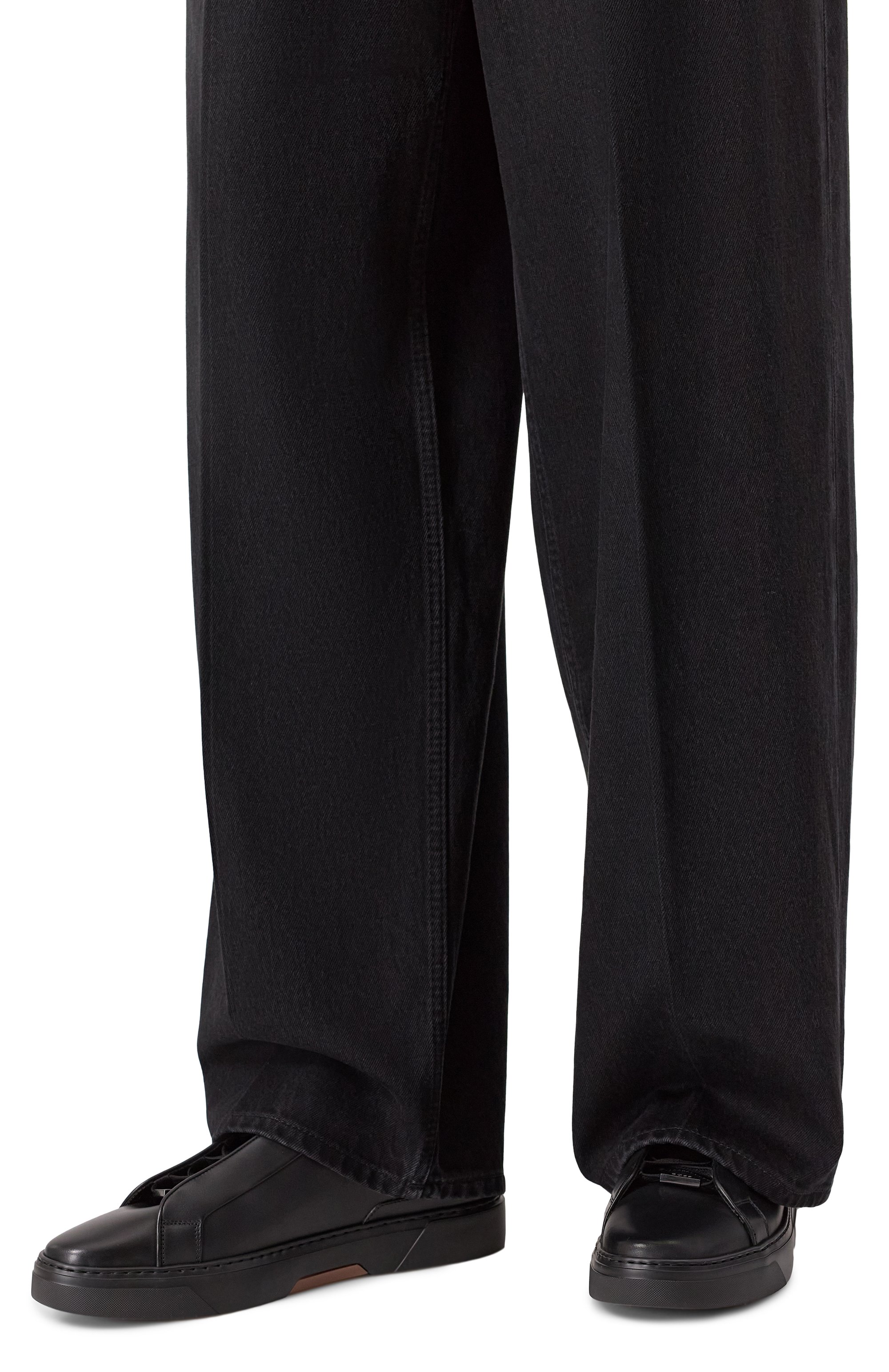 Кожаные кеды gary BOSS, арт. 50546855, фото 3