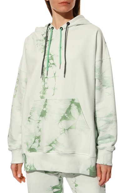 Хлопковое худи SUBTERRANEI зеленого цвета по цене 28750 руб., арт. I22subfw22-041, фото 3 Хлопковое худи SUBTERRANEI, арт. I22subfw22-041, фото 3