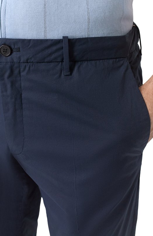 Хлопковые брюки Slowear 1W0084/9208B Синий  1W0084/9208B Фото 5