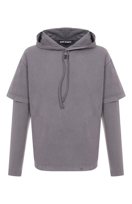 Мужской хлопковое худи PALM ANGELS, арт. PMBB178F25FLE001