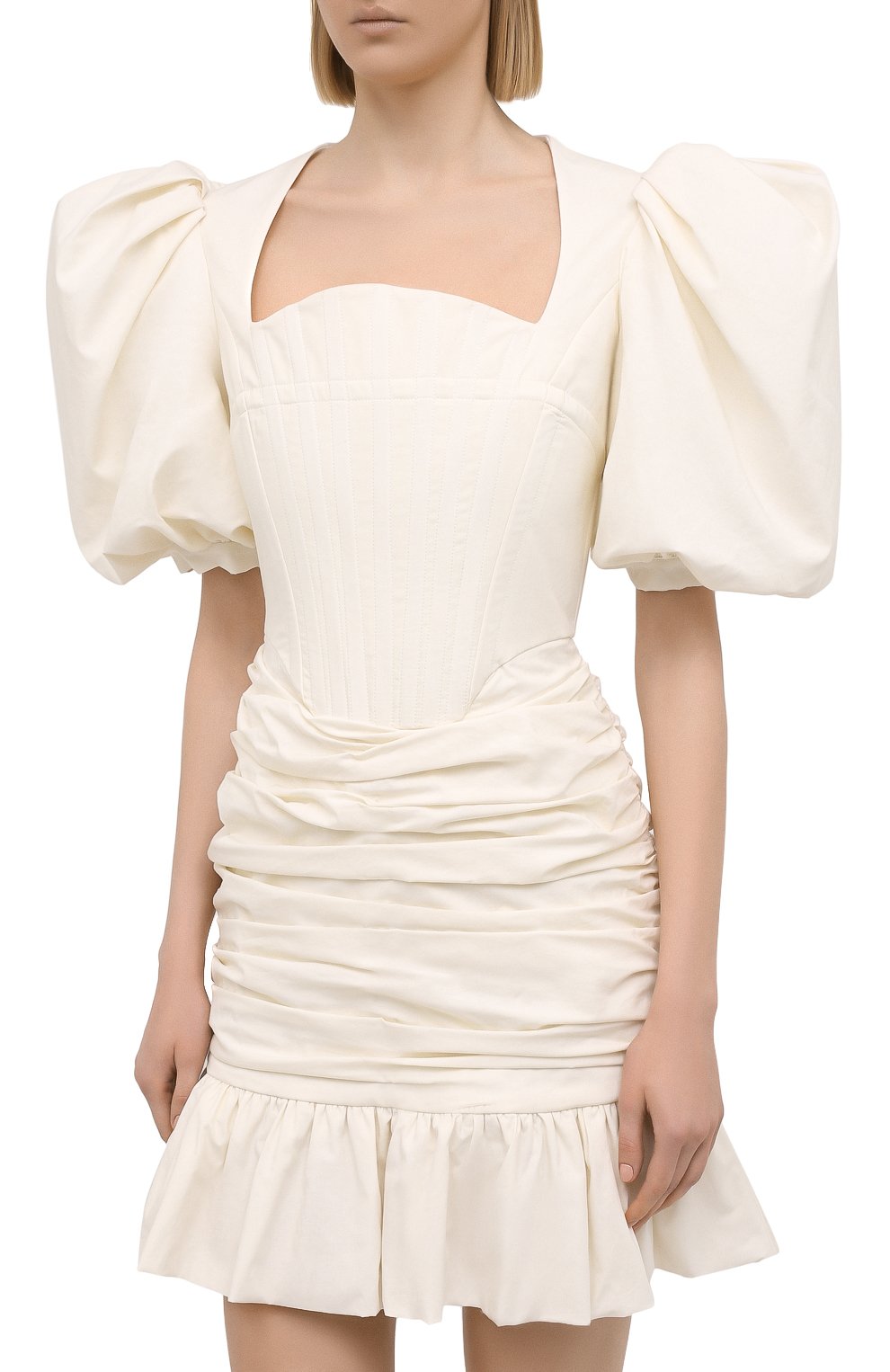 Хлопковое платье GIUSEPPE DI MORABITO, арт. SS21181DR-126, фото 3