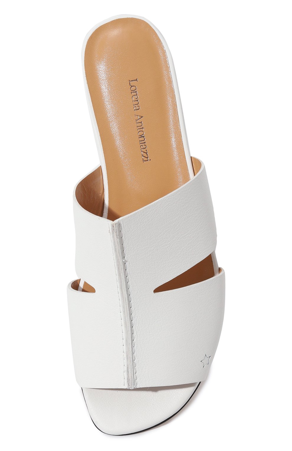 Кожаные шлепанцы LORENA ANTONIAZZI, арт. P24207SC17D/9884, фото 6