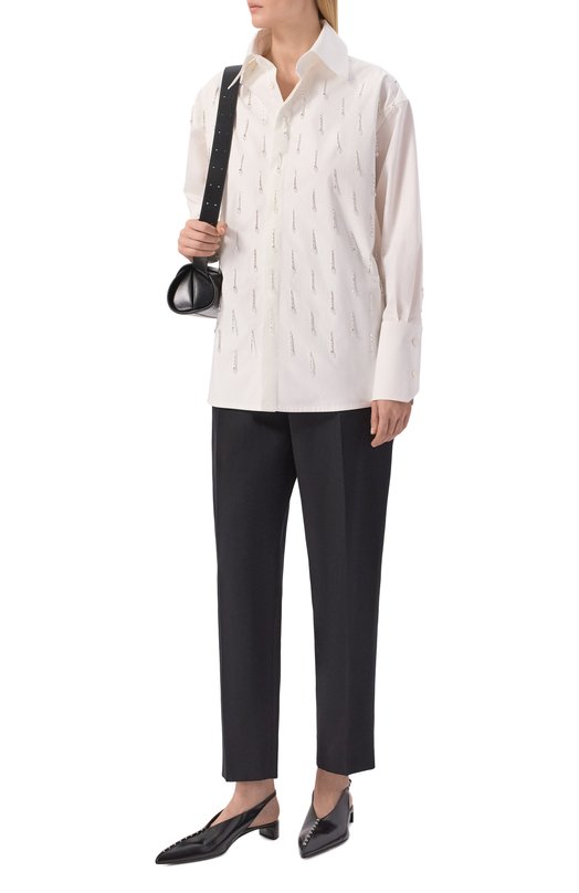 Хлопковая блузка Armarium ARMFWSH12/CE03 Белый  ARMFWSH12/CE03 Фото 2