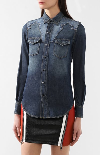 Джинсовая рубашка SAINT LAURENT, арт. 552604/YH880, фото 3