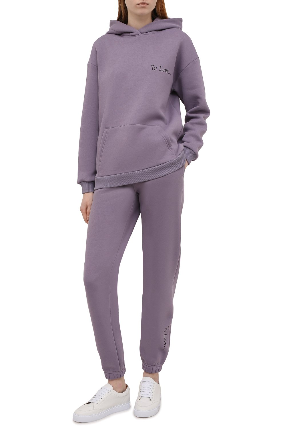 Хлопковый костюм SEVEN LAB сиреневого цвета по цене 17430 руб., арт. HPW-IL dark lavender, фото 1 Хлопковый костюм SEVEN LAB, арт. HPW-IL dark lavender, фото 1