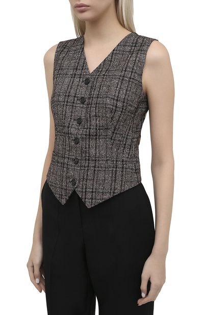 Комбинированный жилет DOLCE & GABBANA, арт. F79H6T/FQMH2, фото 3