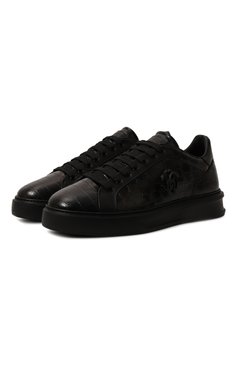 Кожаные кеды ROBERTO CAVALLI, арт. 25730 L, фото 1