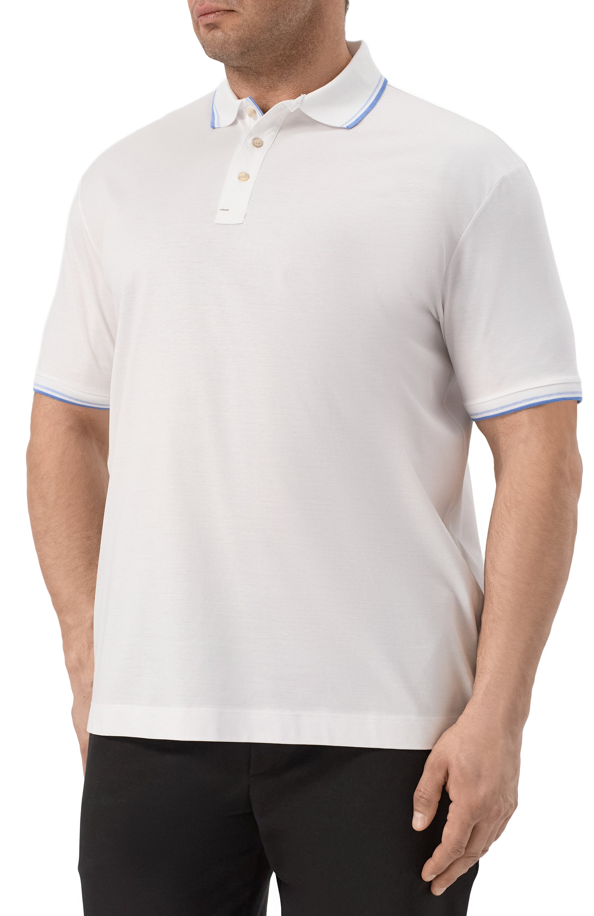 Хлопковое поло PAUL&SHARK, арт. 25411258, фото 3