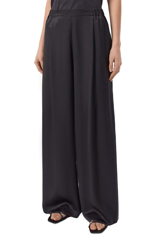 Шелковые брюки Carine Gilson SD0574-E Чёрный  SD0574-E Фото 3