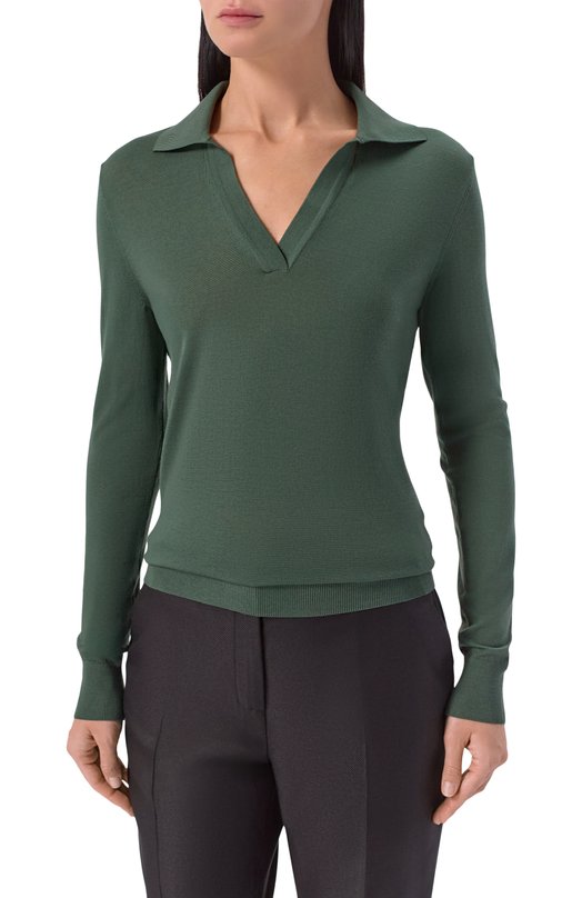 Шерстяной пуловер MVST M0-M25.1MW.K406 Зелёный  M0-M25.1MW.K406 Фото 3