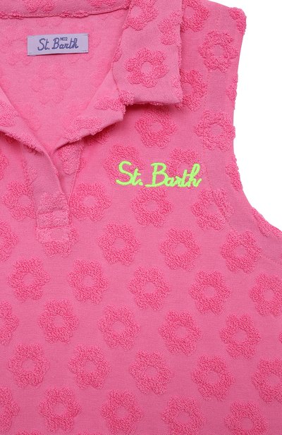 Хлопковое платье MC2 SAINT BARTH, арт. STBK/B0UQUET SP0NGE/00535D, фото 3