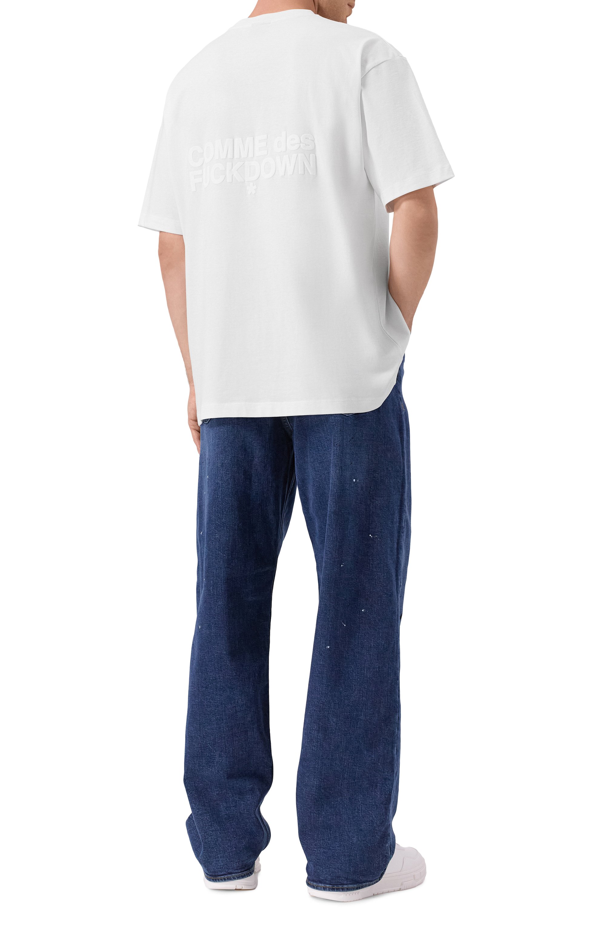 Хлопковая футболка COMME DES FUCKDOWN, арт. CFABM01733, фото 2