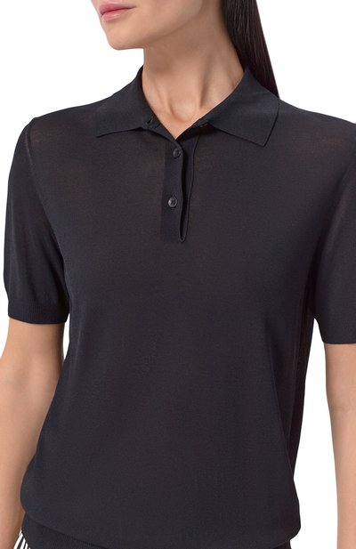 Поло из вискозы PETAR PETROV, арт. S26K2, фото 5