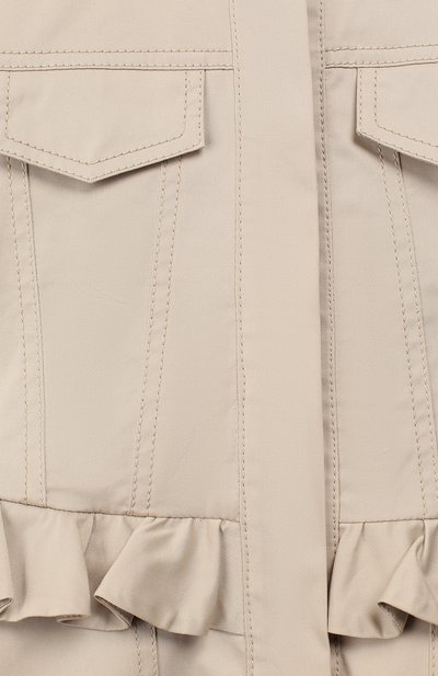 Хлопковая куртка с баской FENDI, арт. JFA089/A69F/3A-5A, фото 3