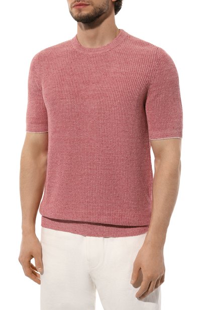 Джемпер изо льна и хлопка BRUNELLO CUCINELLI, арт. M2L70B2257, фото 3