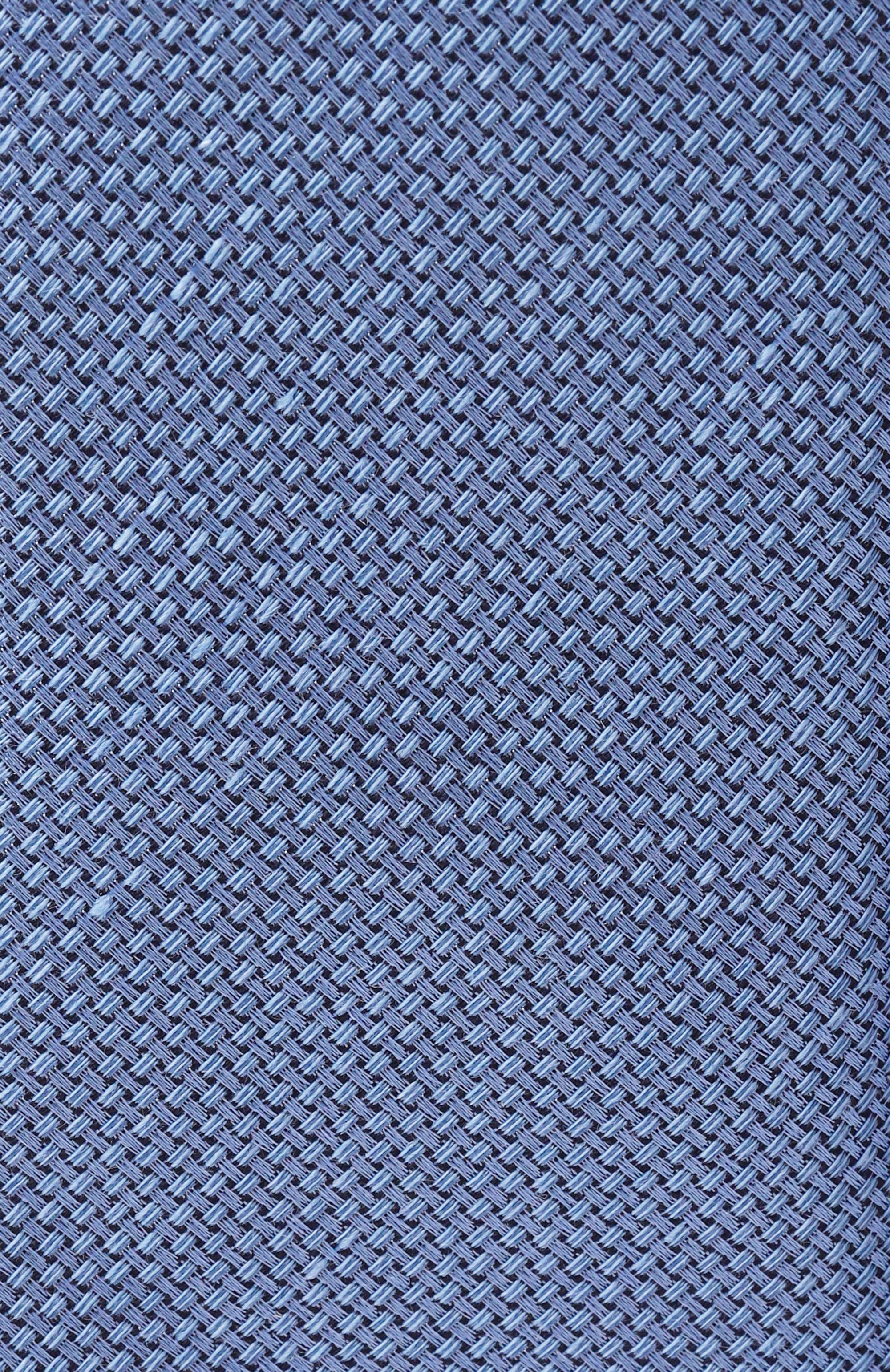 Галстук из шелка и льна CANALI голубого цвета по цене 23150 руб., арт. 18/HJ04592, фото 4 Галстук из шелка и льна CANALI, арт. 18/HJ04592, фото 4