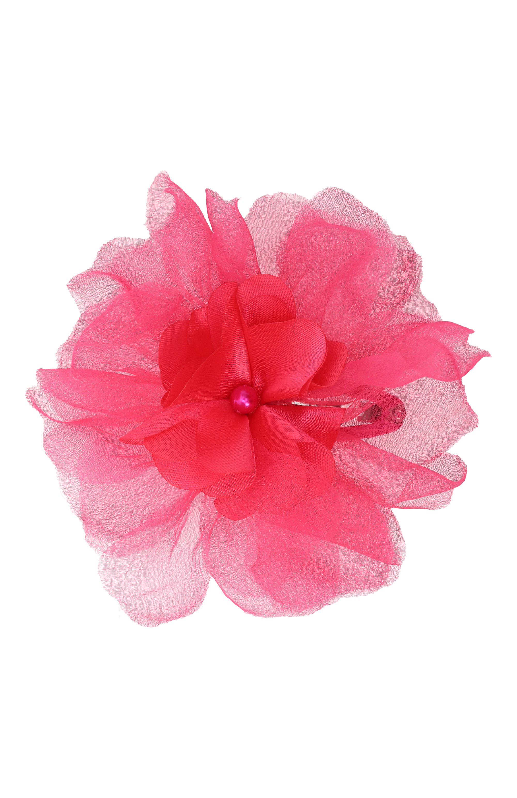 Заколка-клак tenderness JUNEFEE фуксия цвета по цене 2290 руб., арт. 5869, фото 1 Заколка-клак tenderness JUNEFEE, арт. 5869, фото 1